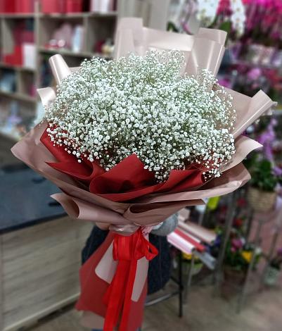 Букет цветов из: Гипсофила в Старые Атаги