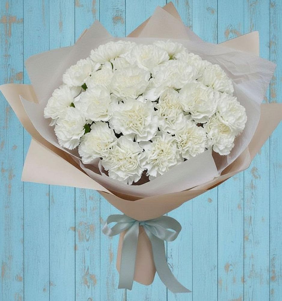 Букет цветов из: Гвоздики в Старые Атаги