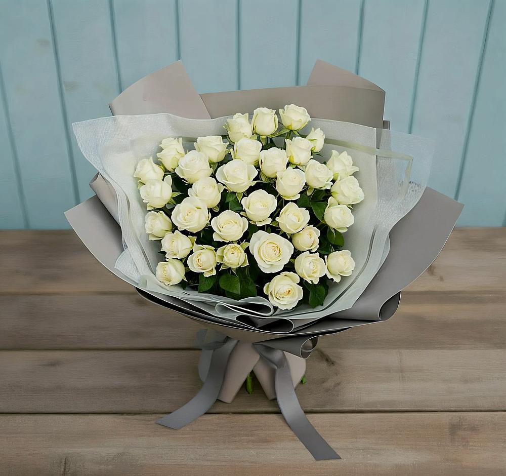 Букет Белоснежная нежность в Старые Атаги