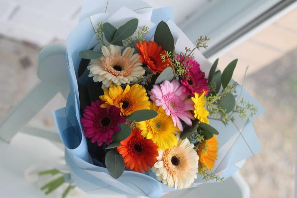 Букет цветов из: Герберы в Старые Атаги