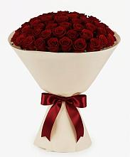 Букет 101 Бордовая роза Блэк Бакарра в Старые Атаги