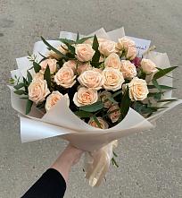 Букет Кремовые розы Латте в Старые Атаги