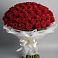 Букет 101 Красная роза Блэк Мэджик в Старые Атаги