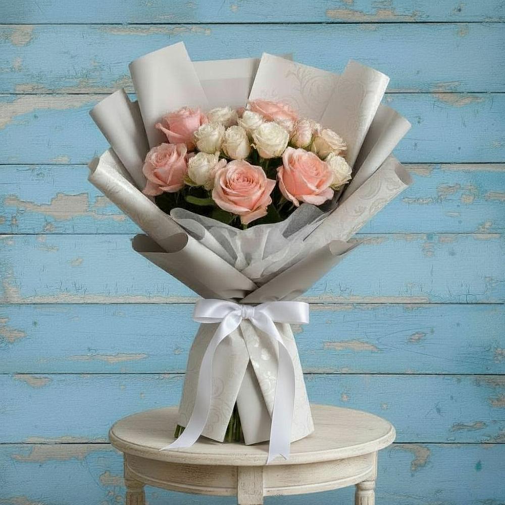 Букет цветов из: Розы в Старые Атаги