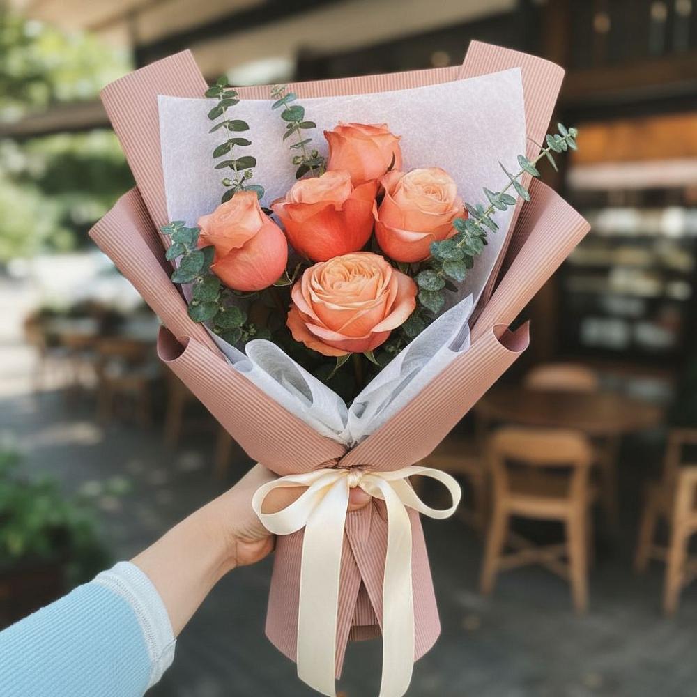 Букет цветов из: Розы в Старые Атаги