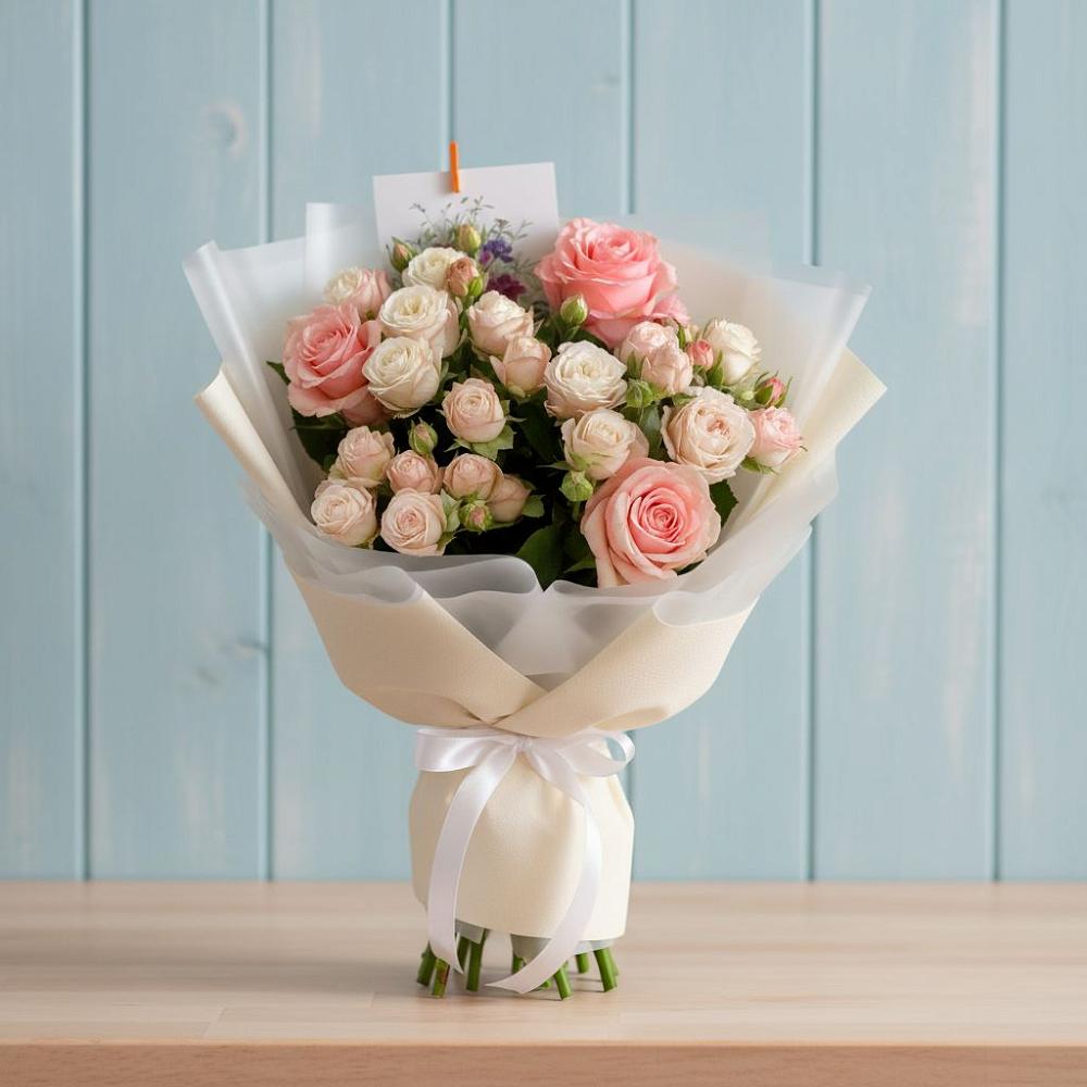 Букет цветов из: Розы в Старые Атаги