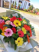 Букет цветов из:  Герберы #REPLACE_PRED# Старые Атаги