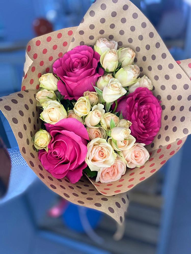 Букет цветов из: Розы в Старые Атаги