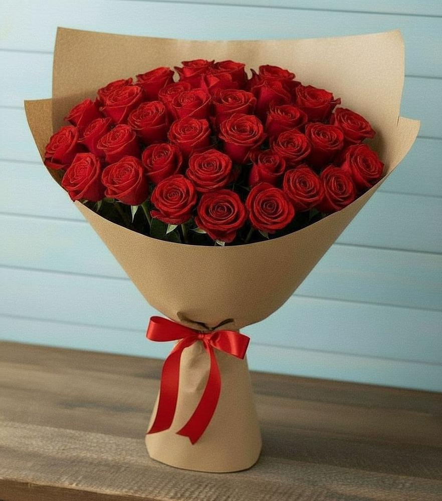 Букет Красные розы Милано в Старые Атаги
