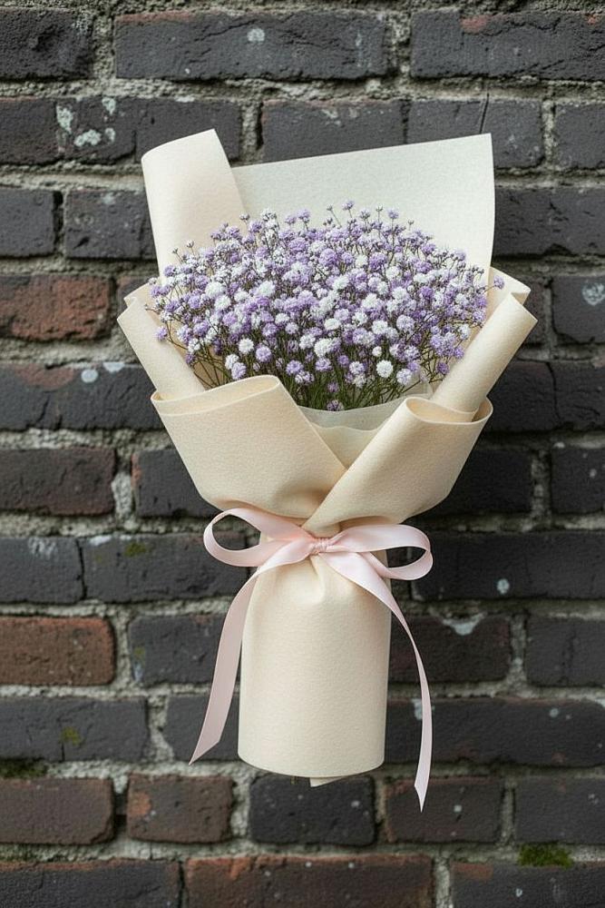 Букет цветов из: Гипсофила в Старые Атаги