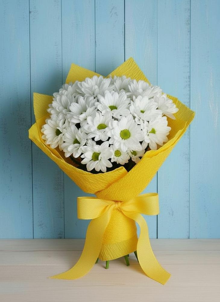 Букет цветов из: Хризантемы в Старые Атаги