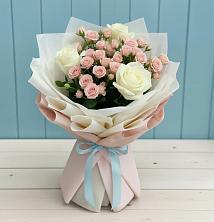 Букет цветов из:  Розы в Старые Атаги