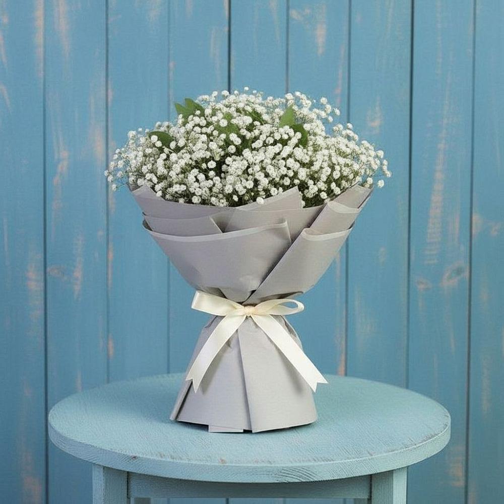 Букет цветов из: Гипсофила в Старые Атаги