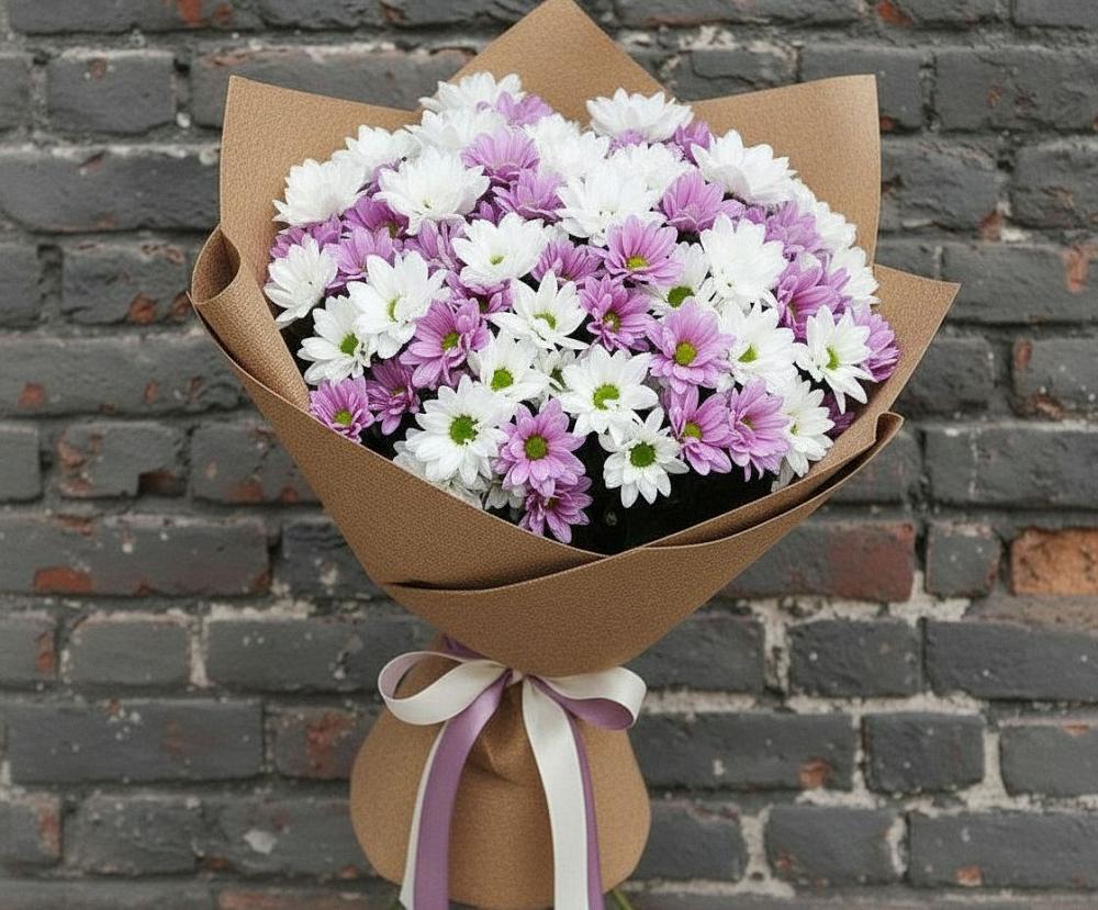 Букет цветов из: Хризантемы в Старые Атаги
