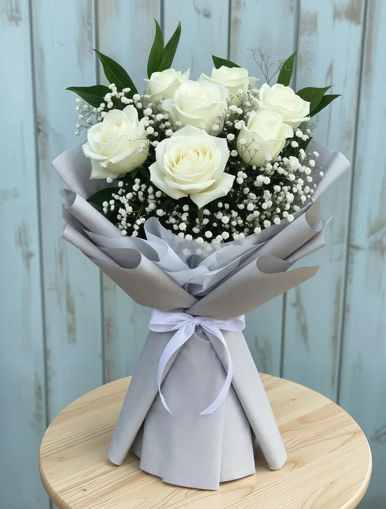 Букет цветов из: Розы в Старые Атаги