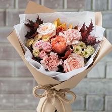 Букет цветов из:  Гвоздики, Хризантемы и Розы в Старые Атаги
