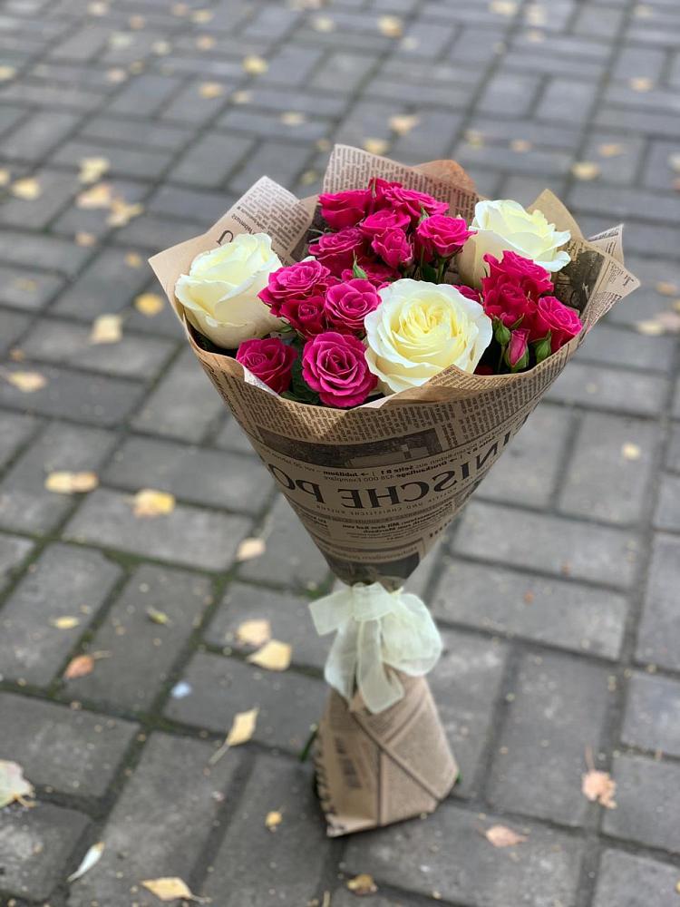 Букет цветов из: Розы в Старые Атаги