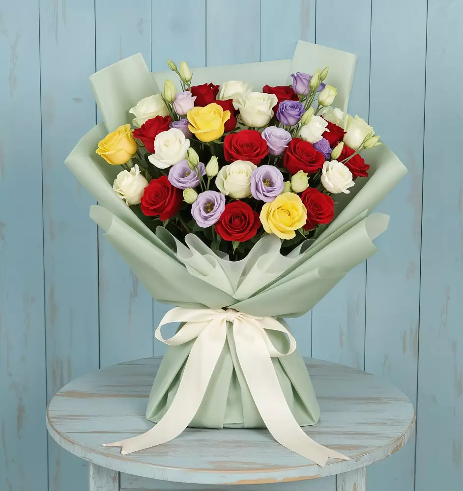 Букет цветов из: Розы в Старые Атаги