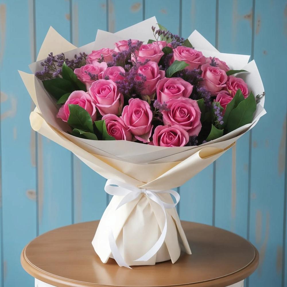 Букет цветов из: Розы в Старые Атаги