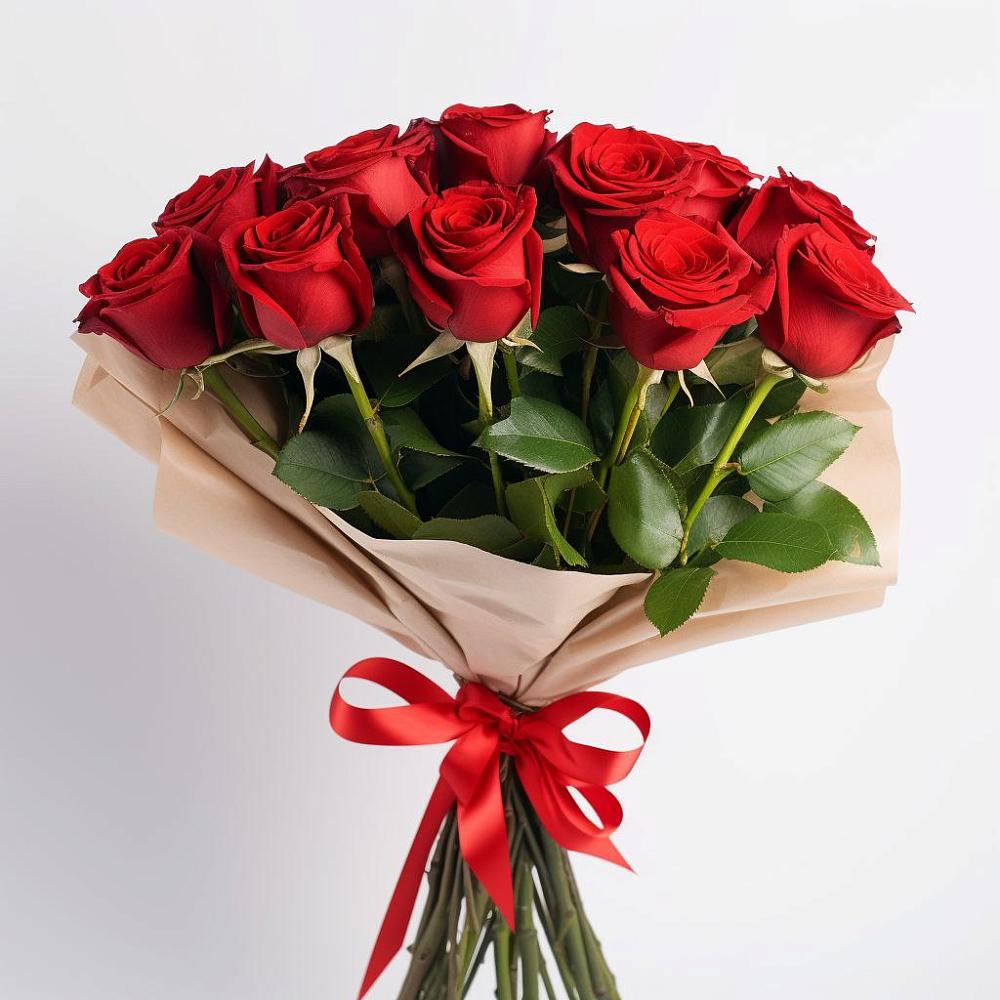 Букет 11 Красных роз Эдлесс Лав в Старые Атаги